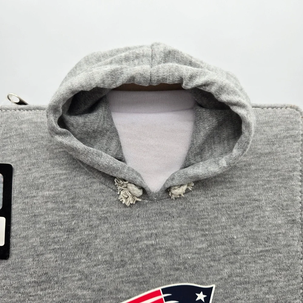 NFL New England Patriots Hoodie Notebook‎ Cover Gray Sports Fan Gameday Novelty